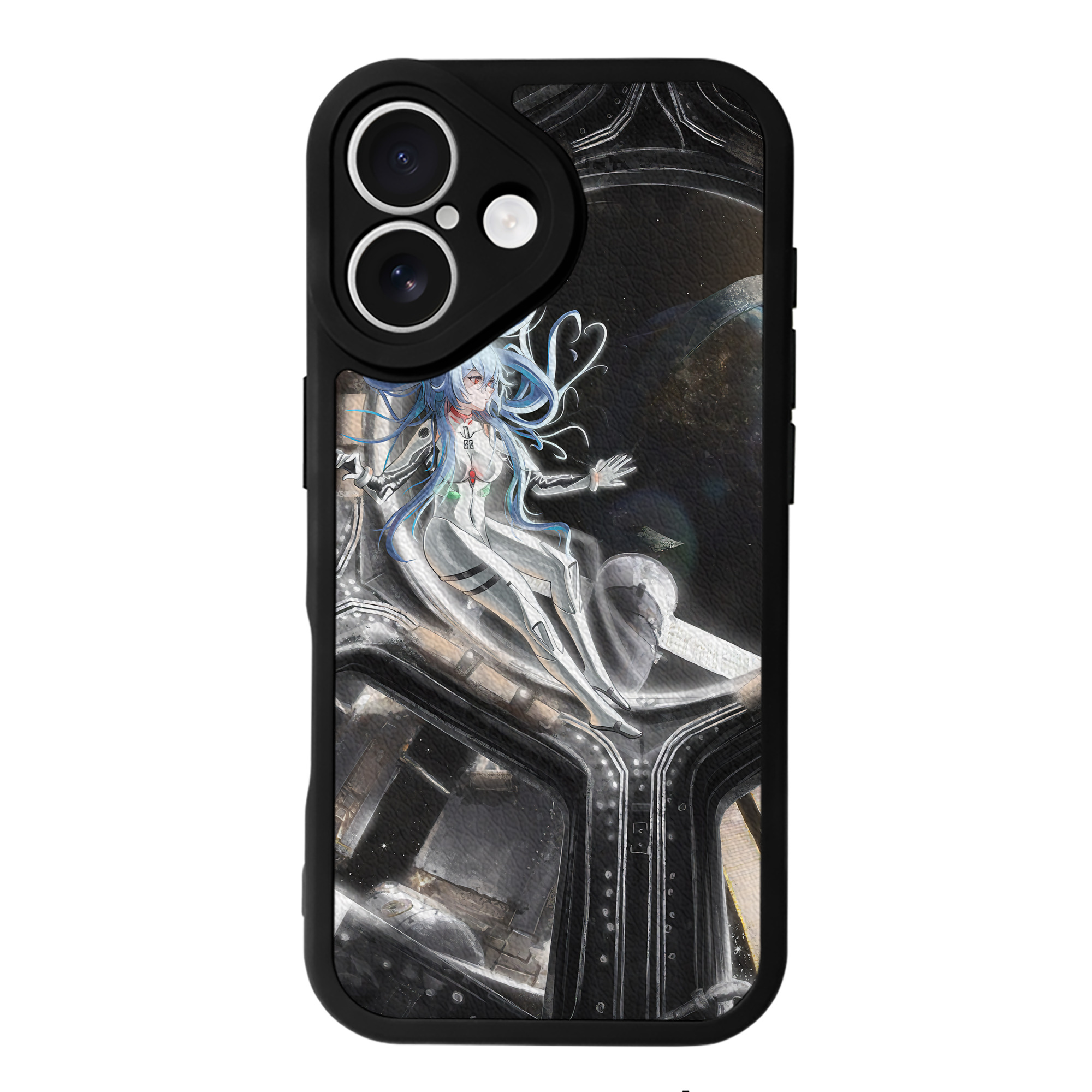（画像用） EVA 新世紀エヴァンゲリオン 【iPhone 16シリーズ対応】シリコンスマホケース（レザー調） 材質：シリコン